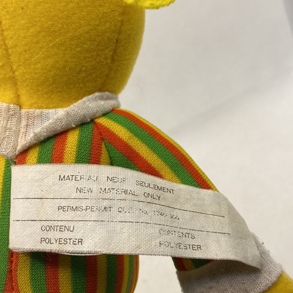 Vintage Sesame Street Bert Plush Stuffed Toy 12” Hasbro Softies Preschool Doll - Picture 6 of 9